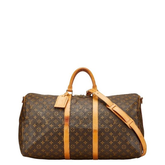 Louis Vuitton Monogram Keepall Bandouliere 55 Boston/Shoulder Bag, 2-Way, M41... - Picture 1 of 16